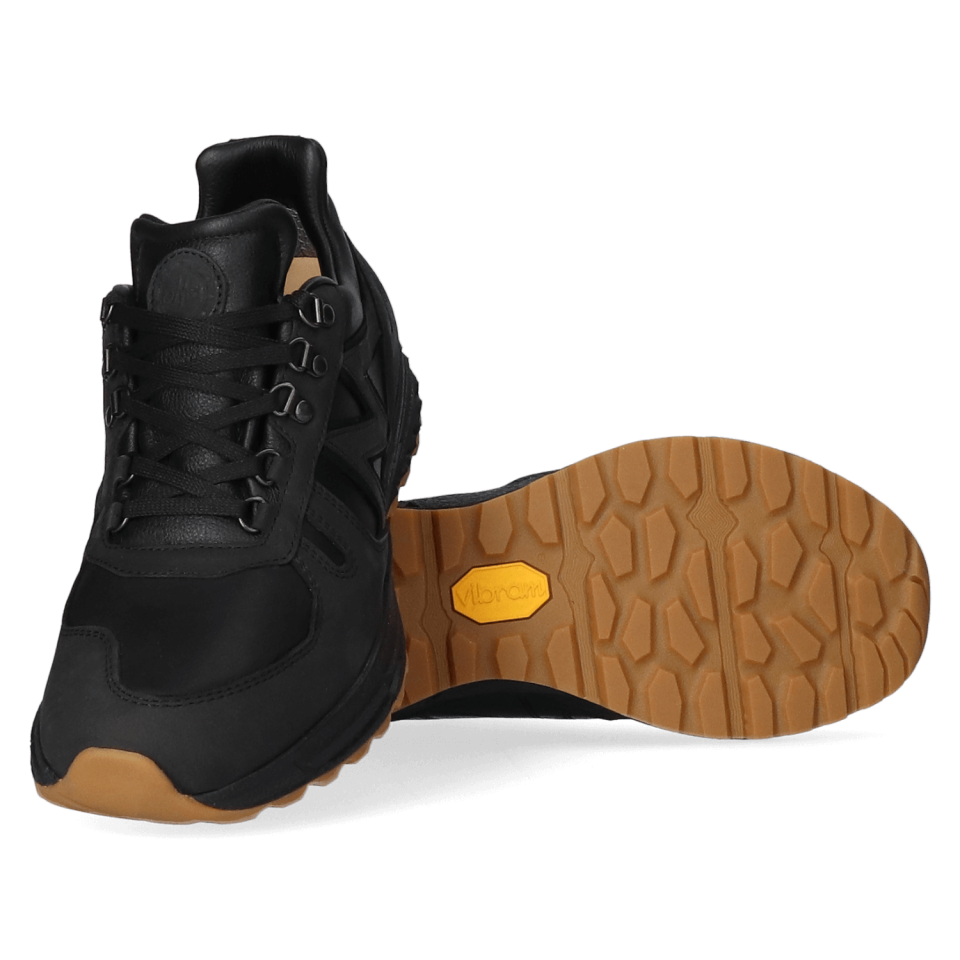 Lomer Italy Vitality Fit Premium MTX Waterproof Vibram Taktik Deri Erkek Ayakkabı Black
