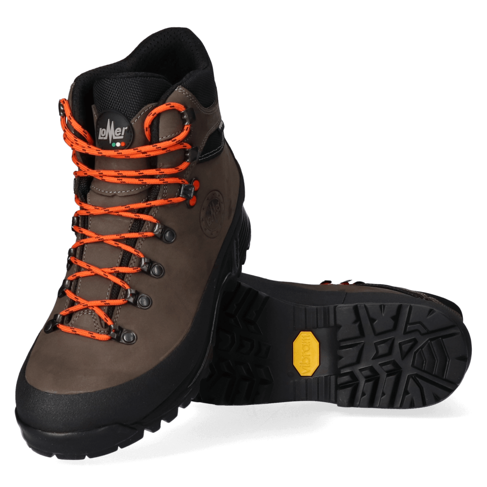 Lomer Italy Bormio Pro Stx Waterproof Vibram 2,2 mm Deri Erkek Bot Antra/Black