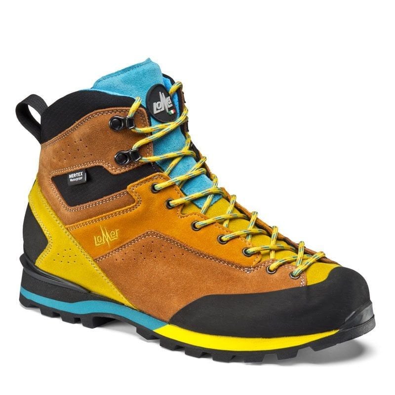 Lomer Italy Badia II High MTX Suede Waterproof Vibram Süet Deri Bot Claw/Soleil (Yarı Otomatik Krampon Uyumlu)