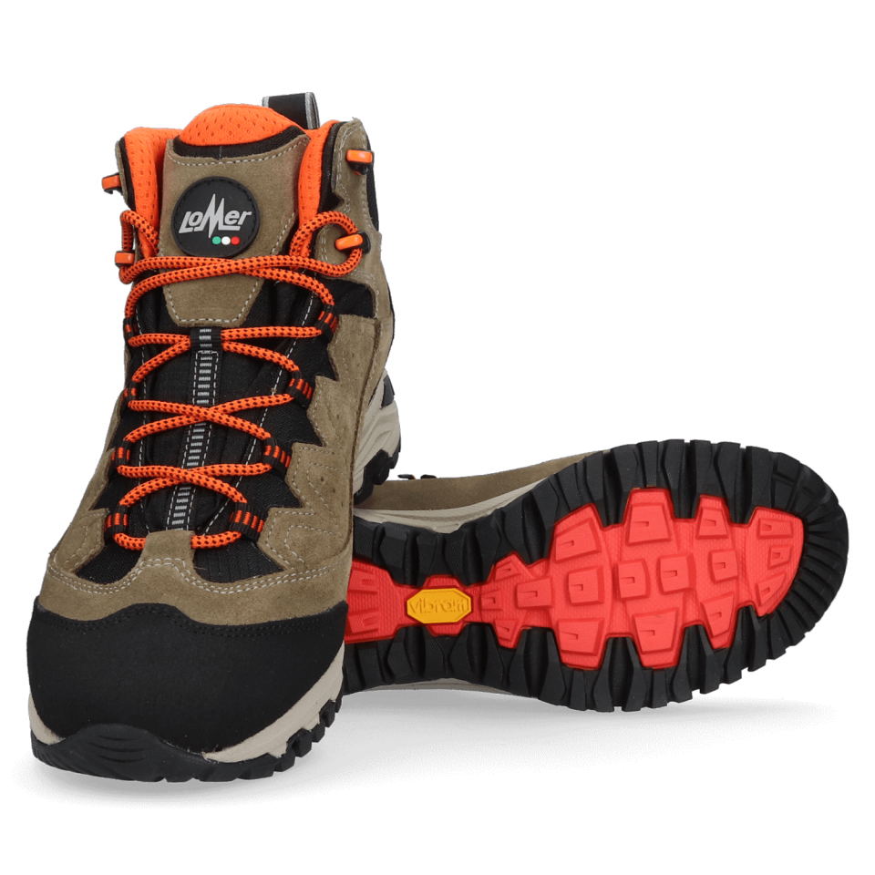 Lomer Italy Sella II MTX High Suede Waterproof Vibram Süet Deri Erkek Bot Truffle