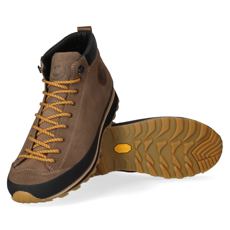 Lomer Italy Bio Naturale Mid MTX Waterproof Vibram Full Çarşak Deri Erkek Bot Saloon