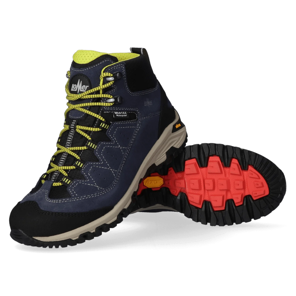 Lomer Italy Sella II MTX High Suede Waterproof Vibram Süet Deri Kadın Bot Flag