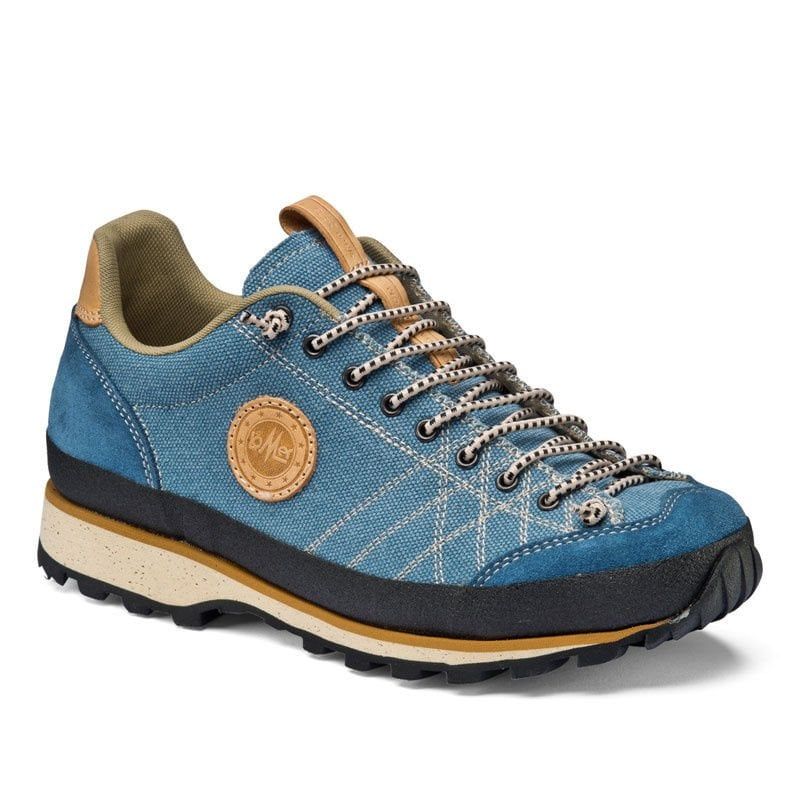 Lomer Italy Bio Naturale Canvas Vibram Full Çarşaklı Kadın Ayakkabı Jeans Mavi