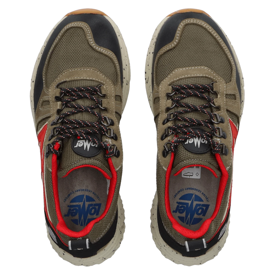 Lomer Italy Vitality Fit Sport MTX Waterproof Vibram Erkek Ayakkabı Truffle/Lollip