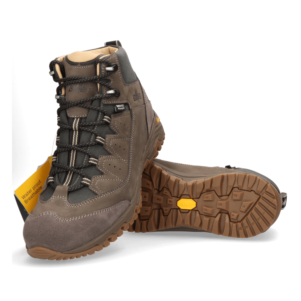 Lomer Italy Sella II MTX High Premium Nubuck Waterproof Vibram Tactical Deri Erkek Bot Antra