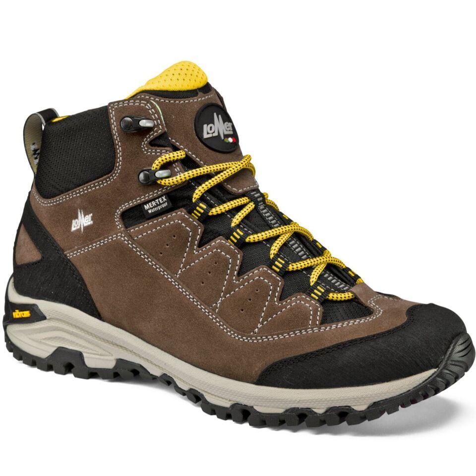 Lomer Italy Sella II MTX High Suede Waterproof Vibram Süet Deri Erkek Bot Saloon